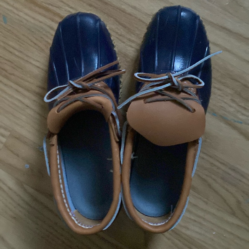 Women’s LL Bean Moccasin boots dark navy